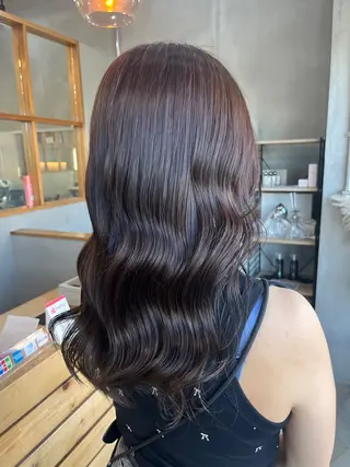 カラー 田中 萌のヘアスタイル