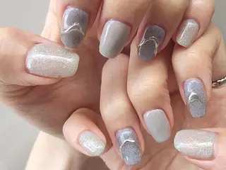 ショート ネイル 川畑爪商店 品川高輪 同時施術が人気🌿のネイルデザイン