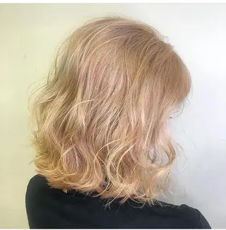 ミディアム カラー ヘアアレンジ 🌻Insta指名 NO.1🌻Shoのヘアスタイル