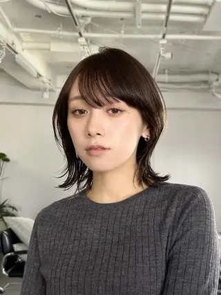 ミディアム カラー 池袋ボブ/美髪 縮毛矯正taigaのヘアスタイル