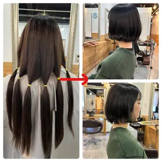 ショート カラー 髪質改善＆ブリーチ 伊勢　祐一郎のヘアスタイル