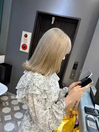 ミディアム カラー jill by gisel＿奥家のヘアスタイル