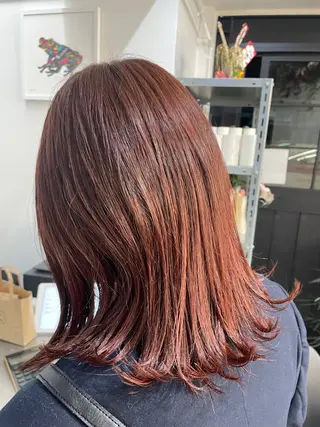 セミロング カット モデル募集/ホノカのヘアスタイル