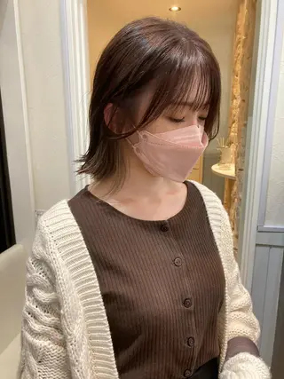 ミディアム ボブ/レイヤー/ ショートcovo代表のヘアスタイル