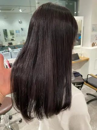 ロング 京都美容師 塩のヘアスタイル