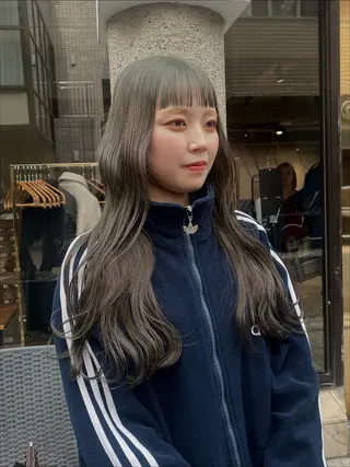 ロング カラー 透明感/艶カラー 🌿KANTAのヘアスタイル