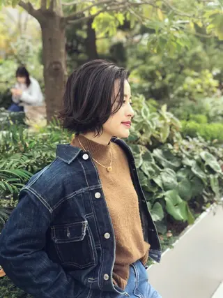 ショート 能登谷 きよのヘアスタイル