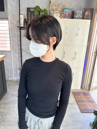 ショート C’LD hair  produce /シールドヘア所属・モテ髪/ボブ/ショー ト/アダチフウトのヘアスタイル