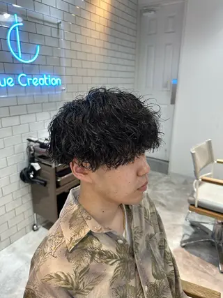 パーマ メンズ 💎メンズカット ／パーマ/細野💎のヘアスタイル