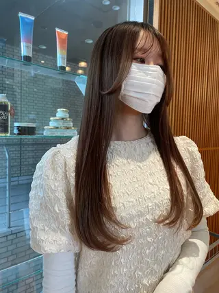 ロング 山田 和のヘアスタイル