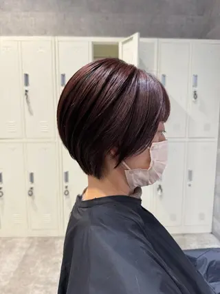 ショート カラー ＿WHITE鳳店所属・＿white鳳店/ 牧原彩乃のヘアスタイル