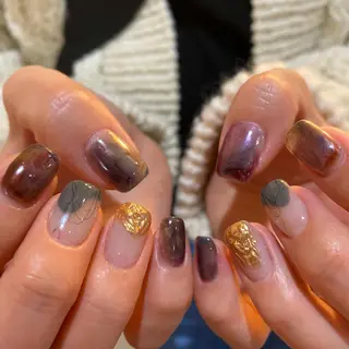 カラー ネイル scre as Etelのネイルデザイン