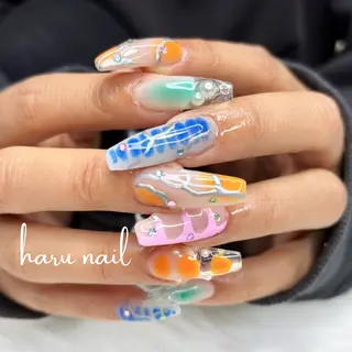 ネイル haru nail所属・harunail Shionのネイルデザイン