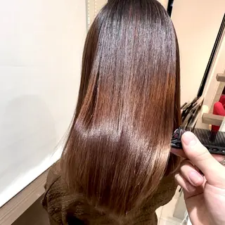 セミロング パーマ 横山 直輝のヘアスタイル