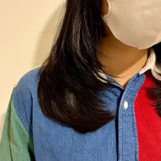 セミロング カラー CIEL千葉店【シエル】所属・✨モデル様募集中✨ 💙AOI💙のヘアスタイル