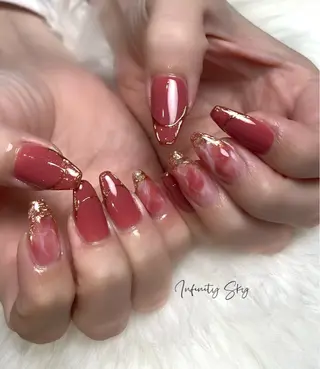 ネイル infinity skyのネイルデザイン