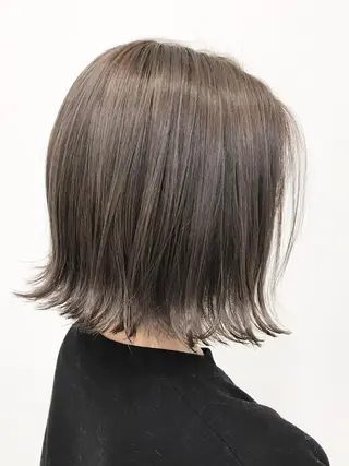 ショート カラー 透明感カラー/大阪 Rieのヘアスタイル