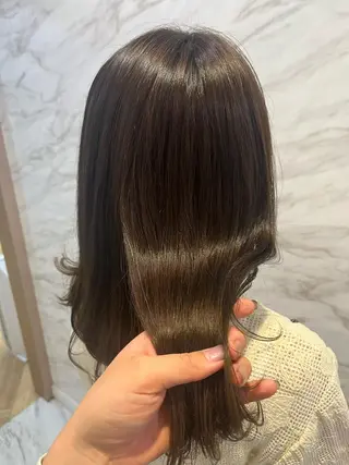 セミロング カラー enn to yuu所属・髪質改善&自分改革 ♡KURENAのヘアスタイル