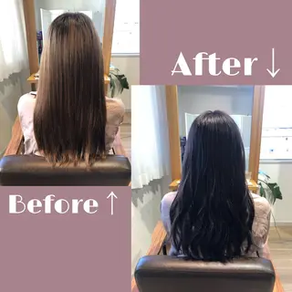 ロング カラー なつき/艶ピンク/ girly hairのヘアスタイル