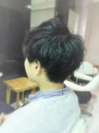 パーマ メンズ miyu 美髪縮毛矯正𓂃꙳⋆のヘアスタイル
