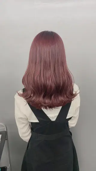 セミロング カラー ゆるふわ透明感カラー 🎀ほの/表参道のヘアスタイル