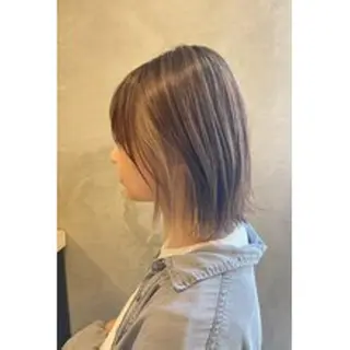 ミディアム カラー ショートカットモデル 募集✨熊澤麻凜のヘアスタイル