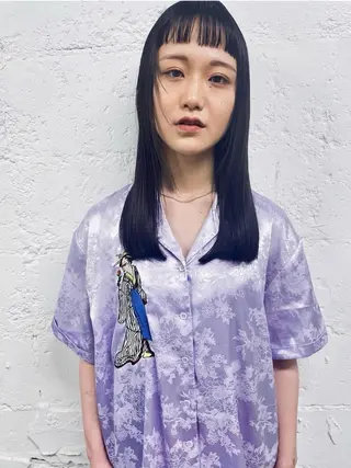 ロング カラー 日向 琴美のヘアスタイル
