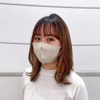 セミロング aoi /パーマ /まるみショートのヘアスタイル