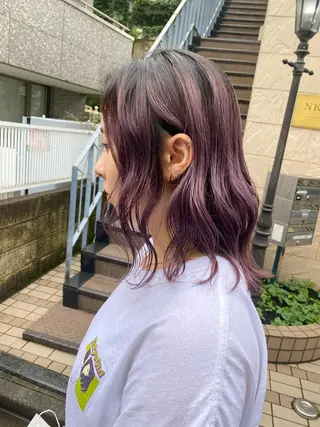 ミディアム 髙橋 玲渚のヘアスタイル