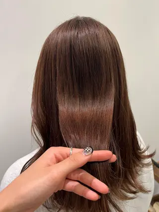 ミディアム カラー ✨透明感カラー✨ 🦖佐々木未来🦕のヘアスタイル