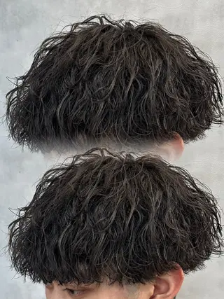 カラー パーマ メンズ 札幌メンズヘア指名 No.1光👑👑のヘアスタイル