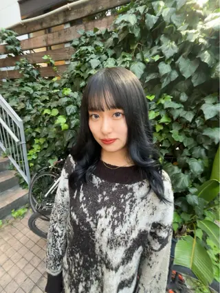 ロング 🤍Nozomi/ オリーブカラー🌿のヘアスタイル