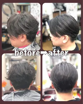 メンズ カラー損傷毛縮毛矯正 ツイストスパ佐藤昭利のヘアスタイル