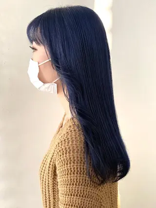 ロング カラー ANNA /艶髪/ハイトーンのヘアスタイル