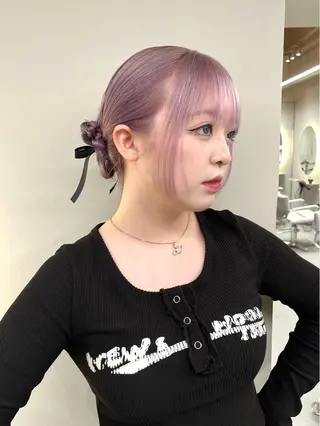 カラー 艶ブリーチ/表参道 ハイトーン /実乃梨のヘアスタイル