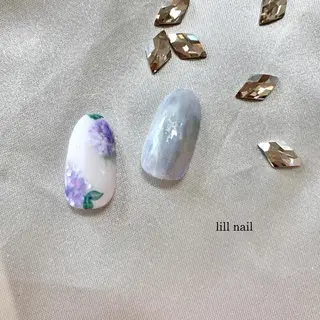 ミディアム pllia beautyのネイルデザイン