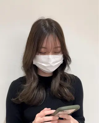 ミディアム カラー ミタニ/髪質改善 /レイヤーカットのヘアスタイル