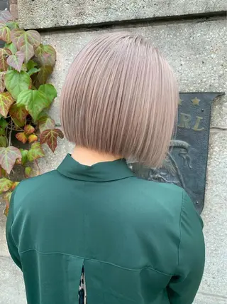 ショート 艶髪カラー✨ misaki .のヘアスタイル