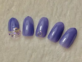 ネイル うる艶♡透明感ネイル Rirashiaのネイルデザイン