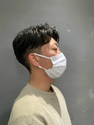 ショート パーマ メンズ 京都駅メンズカット/ パーマ/Keigoのヘアスタイル