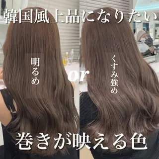 ミディアム 大人っぽ上品🤍韓国 レイヤー🤍ふうがのヘアスタイル