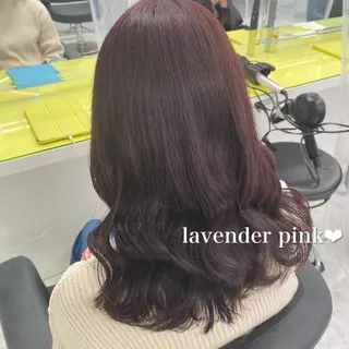 セミロング ブリーチなし暖色 💗AKARI💗のヘアスタイル