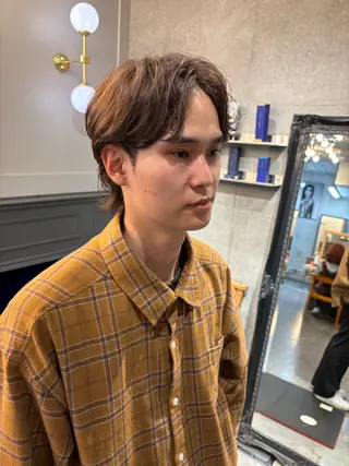 ショート SHOTA ハイライト/パーマのヘアスタイル