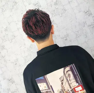 カラー メンズ 佐野 太河のヘアスタイル