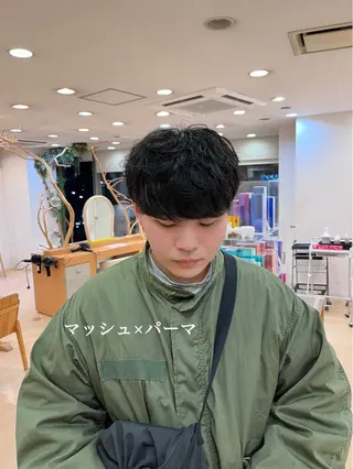 パーマ メンズ 💠つたふうか/ 韓国/メンズヘア💠のヘアスタイル