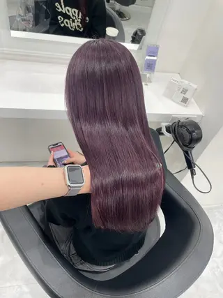 ロング カラー 大人っぽ韓国🤍ブリ ーチ/mitsukiのヘアスタイル