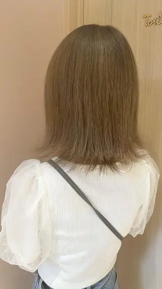 ミディアム マホ/日吉/髪質改善 /レイヤー/ガーリーのヘアスタイル