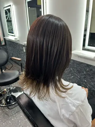 ミディアム レイヤー/髪質改善 SAKIのヘアスタイル