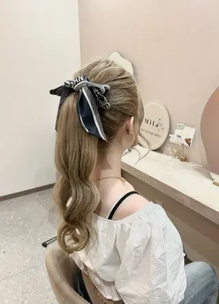 ロング Mila Hazukiのヘアスタイル