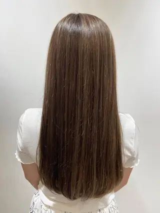 ロング カラー 🐺ウルフ/レイヤー 似合わせ‎🤍沙羅のヘアスタイル